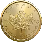 Investiční zlatá mince 1/2 oz Maple Leaf  2025
