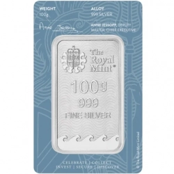 100g stříbrný slitek Britannia