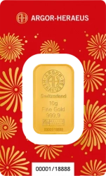 10g zlatý slitek Argor-Heraeus Rok koně | 2026