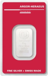 10g stříbrný slitek | Argor-Heraeus