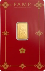 2.5g Gold Bar PAMP  Lucky Cat