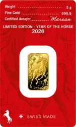 5g Argor - Heraeus Year Of The Horse 2026
