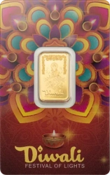 5g zlatý slitek | PAMP | Diwali Lakshmi & Rangoli