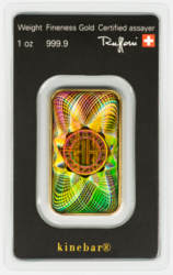Argor-Heraeus Kinebar zlatý slitek 1 oz 