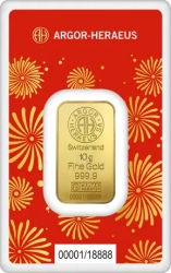  Argor-Heraeus zlatý slitek 10 g  Rok Hada 2025