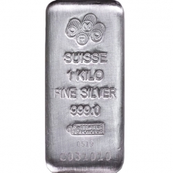 Stříbrný slitek  1 kg PAMP Suisse