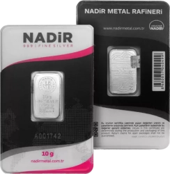 Nadir Metal Rafineri  10 g Stříbrný slitek 