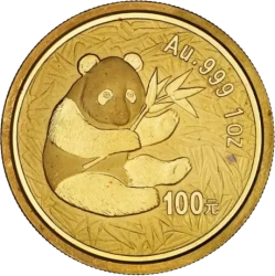 Zlatá mince Čínská panda, 1 OZ 2000
