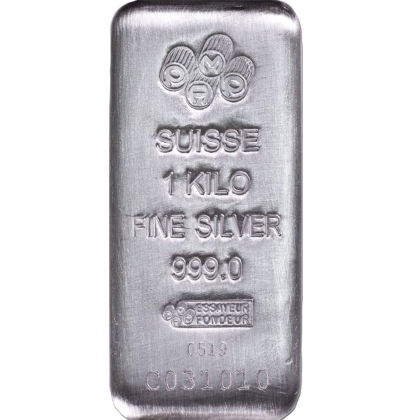 Stříbrný slitek  1 kg PAMP Suisse