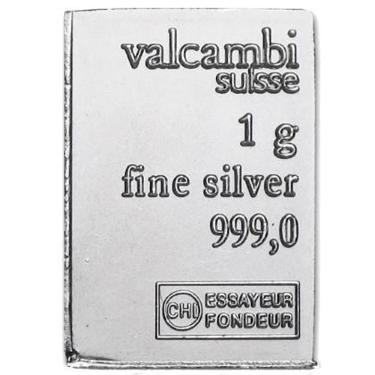  Stříbrný  slitek  Valcambi